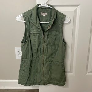 Army green utility vest